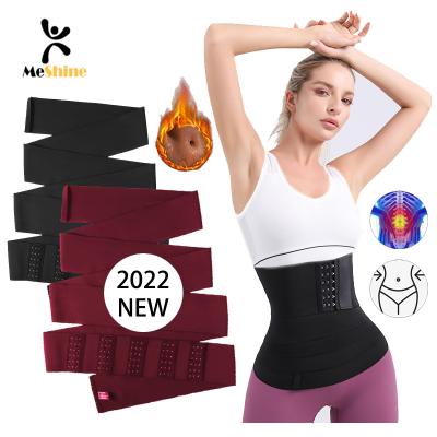 China Hot Sale Breathable Belly Belt Wrap Around Support Belt Bandage Belly Band Waist Trainer Waist Trainer Wrap for sale