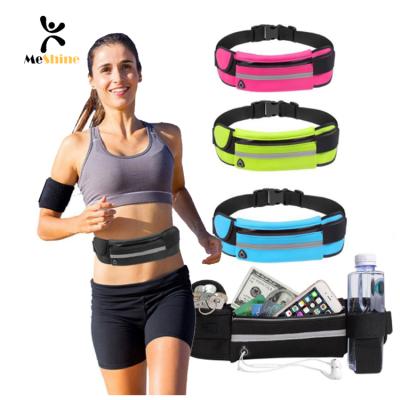 China Anti-theft Outdoor Sports Pocket Running Jogging Waterproof Waist Bag Phone Holder Belt Package Travel Bag for sale