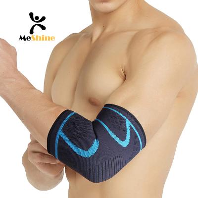 China Compression Adult Honeycomb Elbow Knee Pad Elastic Training Brace for sale