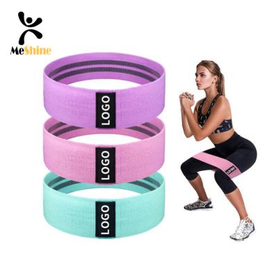 China Custom Polyester Fabric Hip Band Resistance Booty Bands Hip Circle Resistance Bands For Glutes Booty And Hip Circle for sale