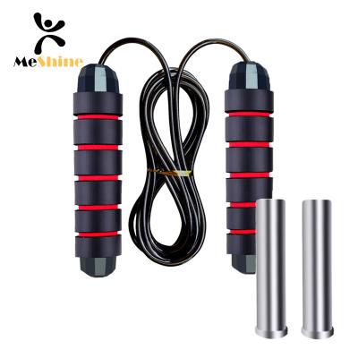 China Durable premium heavy jump rope with adjustable extra thick cable, weighted jump rope, super fast professional skipping rope for sale