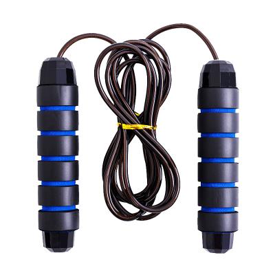 China Fitness Bodybuilding PVC Lightweight Jump Rope Custom Logo Foam Handle Adjustable Heavy Speed ​​Weighted Jump Rope Jumping Corda Pular for sale