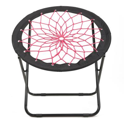 China Bungee Folding Dish Chair Foldable Bunjo Chair for sale