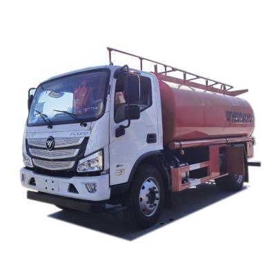 China Carbon Steel Q235 Foton 10000 Liter Petrol Fuel Tanker Truck 10cbm Fuel Transport For Nigeria for sale