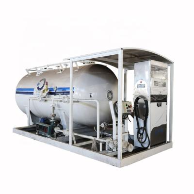 China China 8m3 10m3 12m3 15m3 Liquefied Petroleum Gas Gas Station Round Shape Good Quality Tank for sale