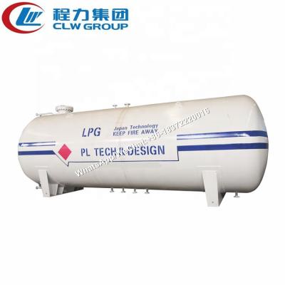 China CLW ISO Standard ASME 40CBM 50CBM 60CBM LPG Gas Storage Tanker Round Shape Tank for sale