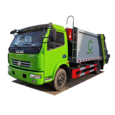 China Hotel Export Dongfeng 8cbm Garbage Compactor Truck 5ton Garbage Truck Price To Uzbekistan for sale