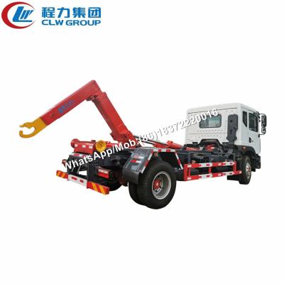 China Heavy Duty Shops CLW Hook Lifting Building Material Scrap Truck 15cbm 10ton 12ton for sale