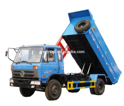 China CLW DongFeng 4X2 Hanging Side Loading Bucket Landfill Garbage Truck Garbage Collection Truck for sale