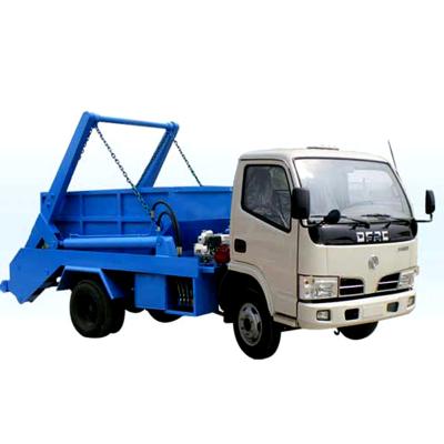 China Mini Garbage Transpot 3-4cbm Swing Arm Roll Container Garbage Truck And Loader Truck Arm for sale