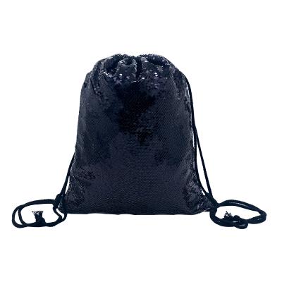 China Sublimation Sequin Drawstring Folding Empty Bag / Backpack Magic Bag for sale