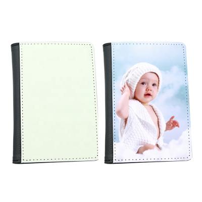 China Gifts Waterproof Personalized Sublimation Blank PU Leather Passport Holder Cover for sale