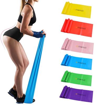 China High Elasticity Cross Fit 4 Piece Strength Training Band 4 Piece Resistance Band, Fitness Band, Muscle Structure Training Band for sale