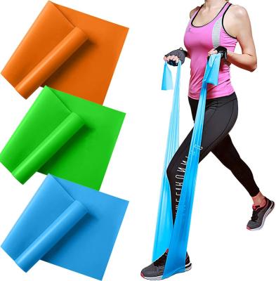 China Gym Fitness Workout Bands Exercise Bands for Physiotherapy, Yoga, Pilates, Rehabilitation, Stretching and Home Workout, Different Strength Stretch Bands, NonLatex for sale