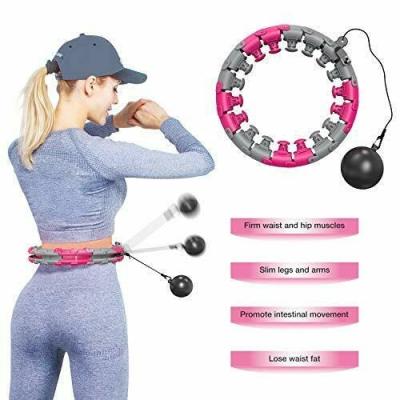 China Detachable Bodybuilding Fitness Won't Lose Intelligence Polynesian Dance Smart Circle To Lose Weight To Exercise Detachable Portable Sports Circle Polynesian Dance Ring for sale