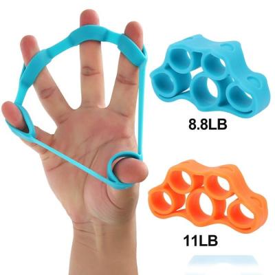 China Strength Training Silicone Hand Grip Wrist Strength Trainer Finger Exerciser Resistance Training Fitness for sale