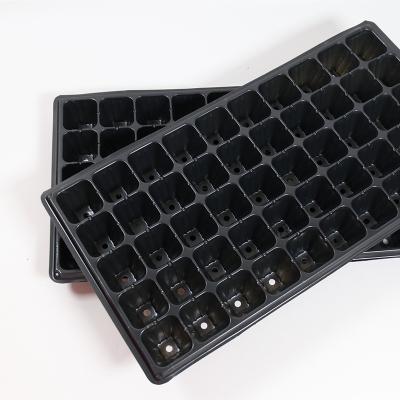 China Factory OEM 600 X 300mm Plastic Force Paddy Paddy Vegetables PET Sowing Flat Trays for sale