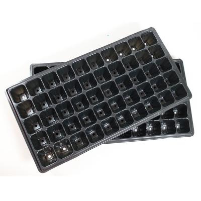 China 50 Eco-Friendly Plastic Biodegradable Vegetable Nursery Seed Planting Trays for sale