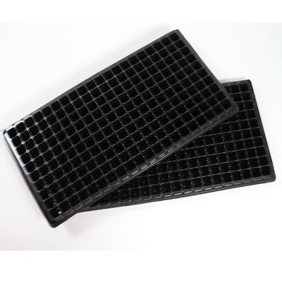 China Vegetables 200 Cell PET Greenhouse Vegetables Sowing China Plug Seed Seedling Tray for sale