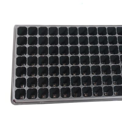 China Vegetables Customized 104 Cell Seed Tray PPT Seedling Plastic Pots For Flower Nursery Pot For Plant for sale