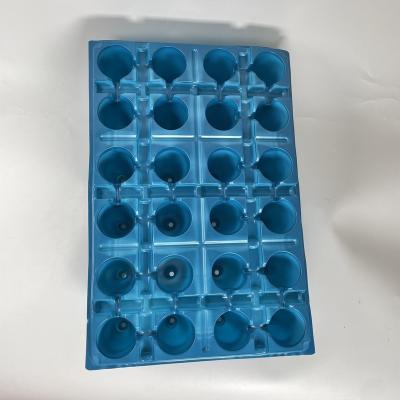 China Deep 32 Cell Biodegradable Starter Vegetable Grow Seed Tray with Holes for sale