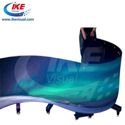 China 3840HZ P4 Indoor Soft LED Module Display  Portable Rental LED Display for sale