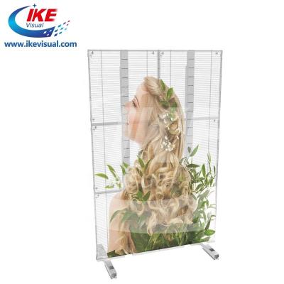 China P5 Outdoor Transparent Glass LED Screen Display Fixed IP65 Waterproof for sale