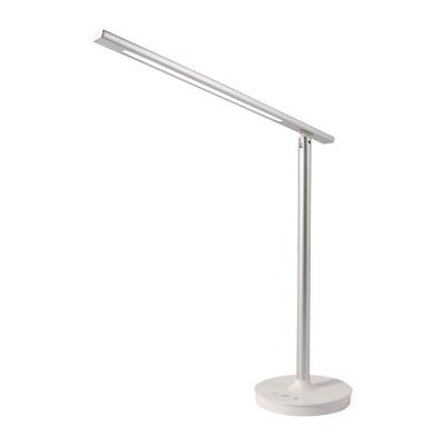 China Line Shape Simple White LED Desk Lamp Touchable DC 5V 6000K Aluminum Alloy for sale