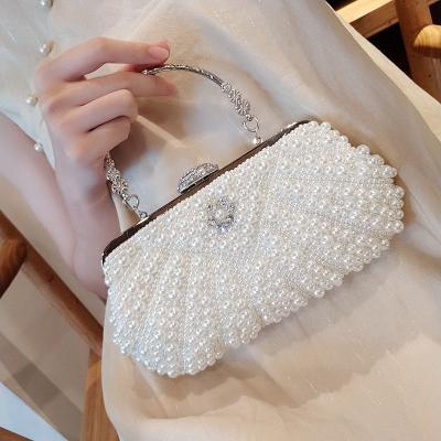 China Evening Clutch Purse Crystal Diamond Wallet Water Beads Pearl Envelope Fashion Clutch Purse Formal Women's Evening Clutches Evening Bag Wedding Bridal Party Messenger Bag Colorful for sale