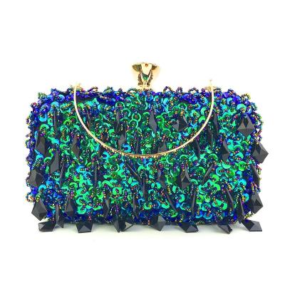 China DAILY Luxury Fashion Sparkling Beaded Sequin Evening Clutch Bag Women Evening Clutch Bags for sale