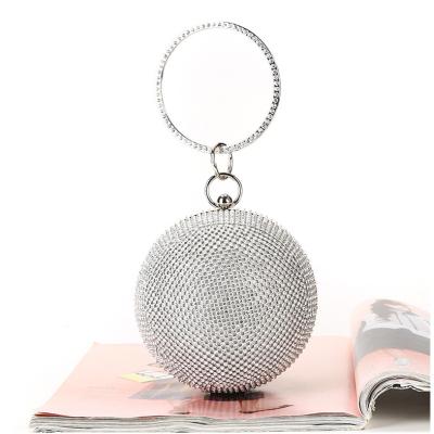 China The other newcomer 2022 Bling around the ball Diamond Evening Bag Clutch Purse for sale