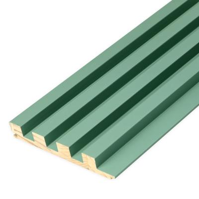 China Interior Wall Panel Dampproof Grooved Grooved Wood Slat Solid Wood Panel Interior Wall Panel for sale