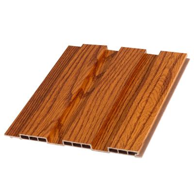 China Quick Installation Decor Wall Cladding WPC Interior Wall Panel Waterproof Indoor Wood Grain Large Walboard For Wall And Ceiling Decoration for sale