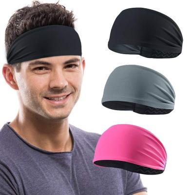 China Breathable Comfortable Elastic Running Fitness Headband High Customized Sports Headband for sale