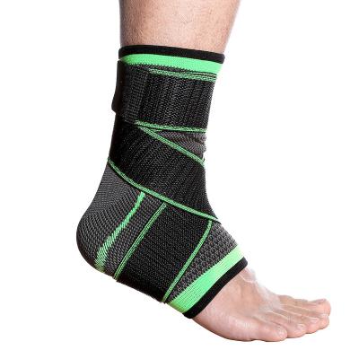 China Double Compression Pad Double Pressure Sports Support Elastic Nylon Orthopedic Ankle Brace for sale