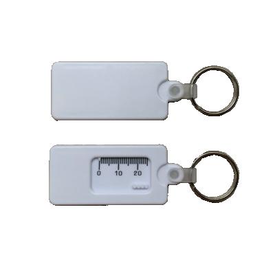 China TIRE Key Chain VENDOR Customized Car Tire Tread Deepth Gauge Key Chain for sale