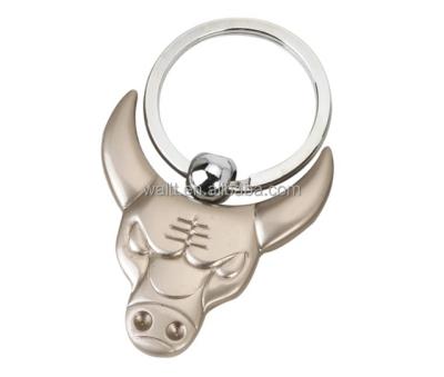 China 3D KEY CHAIN ​​3D Bull Head Key Chain Key Ring for sale