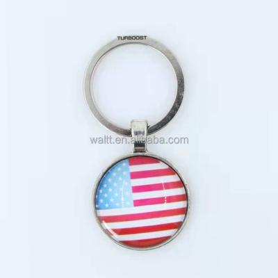 China American Flag Souvenir Gifts Promotion USA Keychains for sale