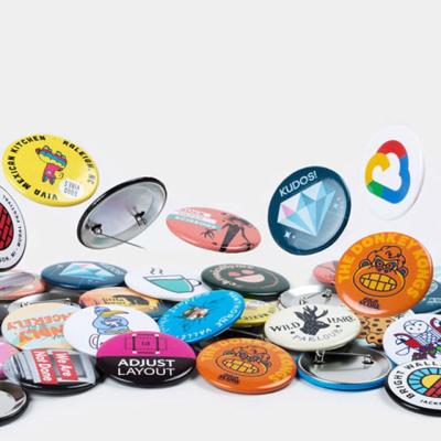 China Classsical Customized Round Label Pin for sale