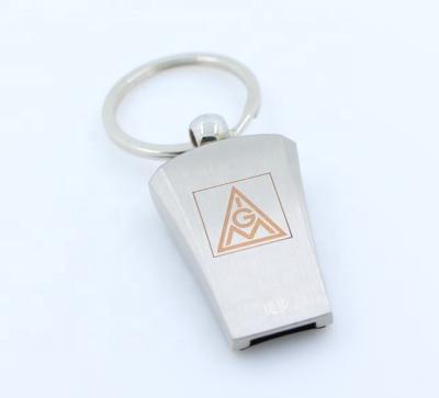 China High Strength Personalized Custom Engraved Metal Whistle Key Chain for sale