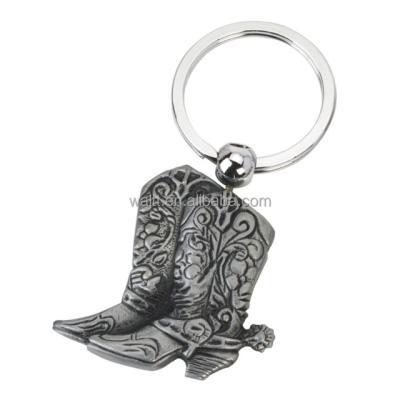 China Promotion Gifts Cowboy Boot Keychain Keyring for sale