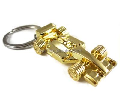 China Sports Mini Formula One Racing Metal Key Chain Key Ring for sale