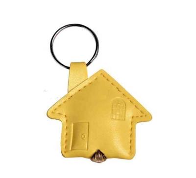 China Wholesale Custom Leather LED Light Key Ring Promotional Flashing LED Key Chain for sale