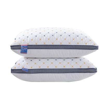 China Modern And Simple Rectangular Soft Pure Cotton Pillow Core Hotel Feather Anti-static Pillow Core Thicker Core for sale