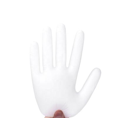 China Smooth Chinese Manufacturer Powder Free Powdered Vinyl Disposable Light Blue Black Gloves for sale