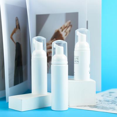 China White Transparent Cosmetic Packaging 30ml 50ml 80ml 100ml 120ml 150ml Pet Hand Soap Foam Pump Dispenser Bottle for sale