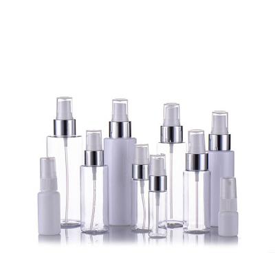 China BDPAK Cosmetic Packaging Factory 60ml 100ml White Mini Alcohol Empty Spray Bottle Portable Cleansing Manufacture for sale