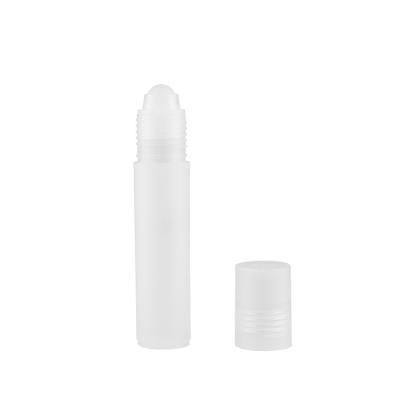 China Wholesale 10ml Cosmetic Clear Plastic PP Essential Oil Cosmetic Packaging Roll On Bottle With Cap for sale