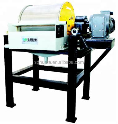 China Laboratory Mineral Wet Drum Small Reduction Permanent Magnetic Separator for sale