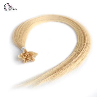 China Keratin Silky Straight Hair Extens Indian Hair U Tip Wave Hair Extensions for sale